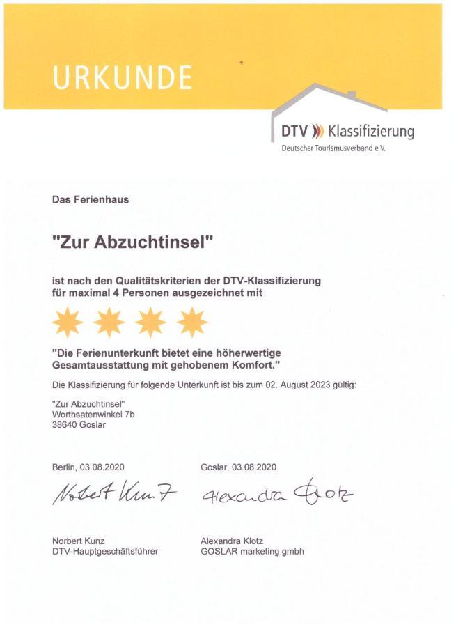 גוסלר Ferienhaus Zur Abzuchtinsel מראה חיצוני תמונה